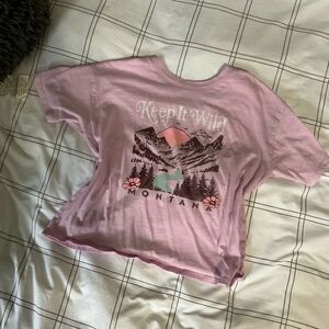 Lilac Pink Graphic Kids Kohl’s SO Boxy T-Shirt